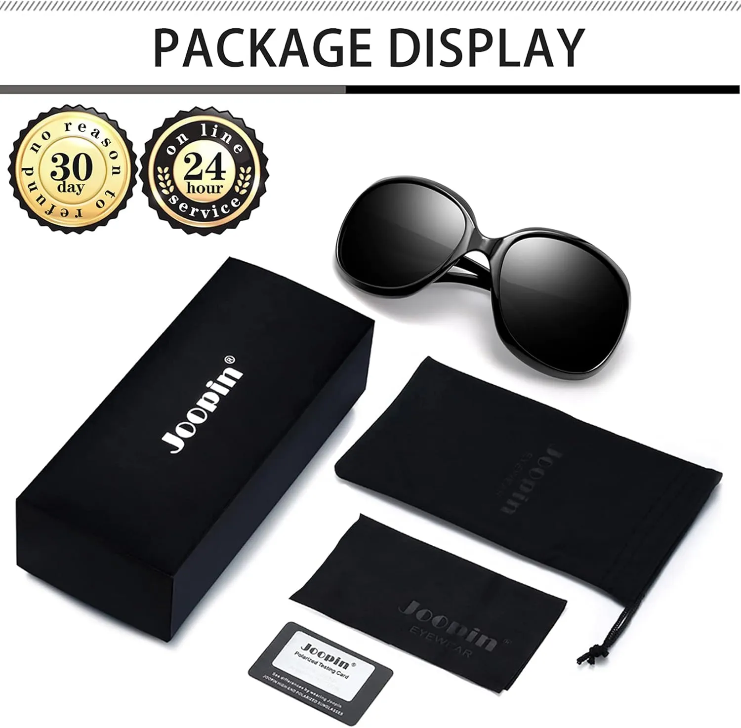 Joopin Oversized Sunglasses Womens Trendy Polarized Large Driving Sun Glasses Ladies UV Protective Big Sunnies Shades