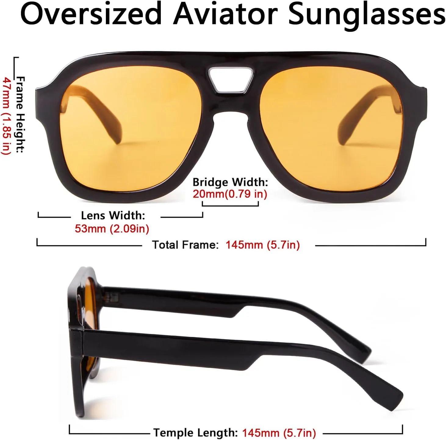 JUDOO Retro 70s Square Flat Aviator Sunglasses for Women Men Trendy Rectangle Double Bridge Geometric Sun Glasses Shades