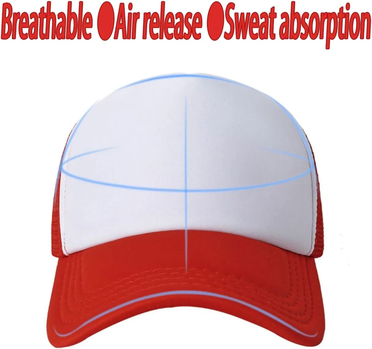 Kid's Youth Structured Foam Mesh Trucker Cap Adjustable Toddler Baseball Hat for Outdoor 2-6T