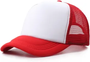 Kid's Youth Structured Foam Mesh Trucker Cap Adjustable Toddler Baseball Hat for Outdoor 2-6T