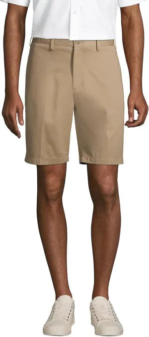Lands' End Men's Big 9" Traditional Fit No Iron Chino Shorts