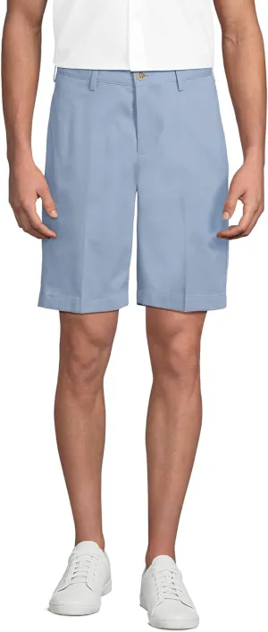 Lands' End Men's Big 9" Traditional Fit No Iron Chino Shorts