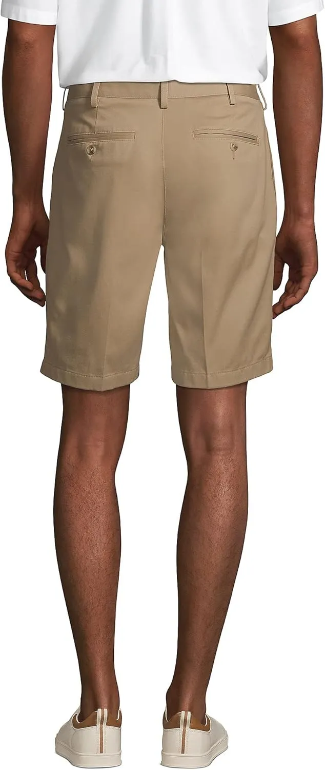 Lands' End Men's Big 9" Traditional Fit No Iron Chino Shorts