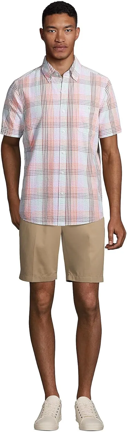 Lands' End Men's Big 9" Traditional Fit No Iron Chino Shorts