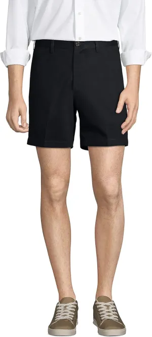 Lands' End Men's Traditional Fit 6" No Iron Chino Shorts