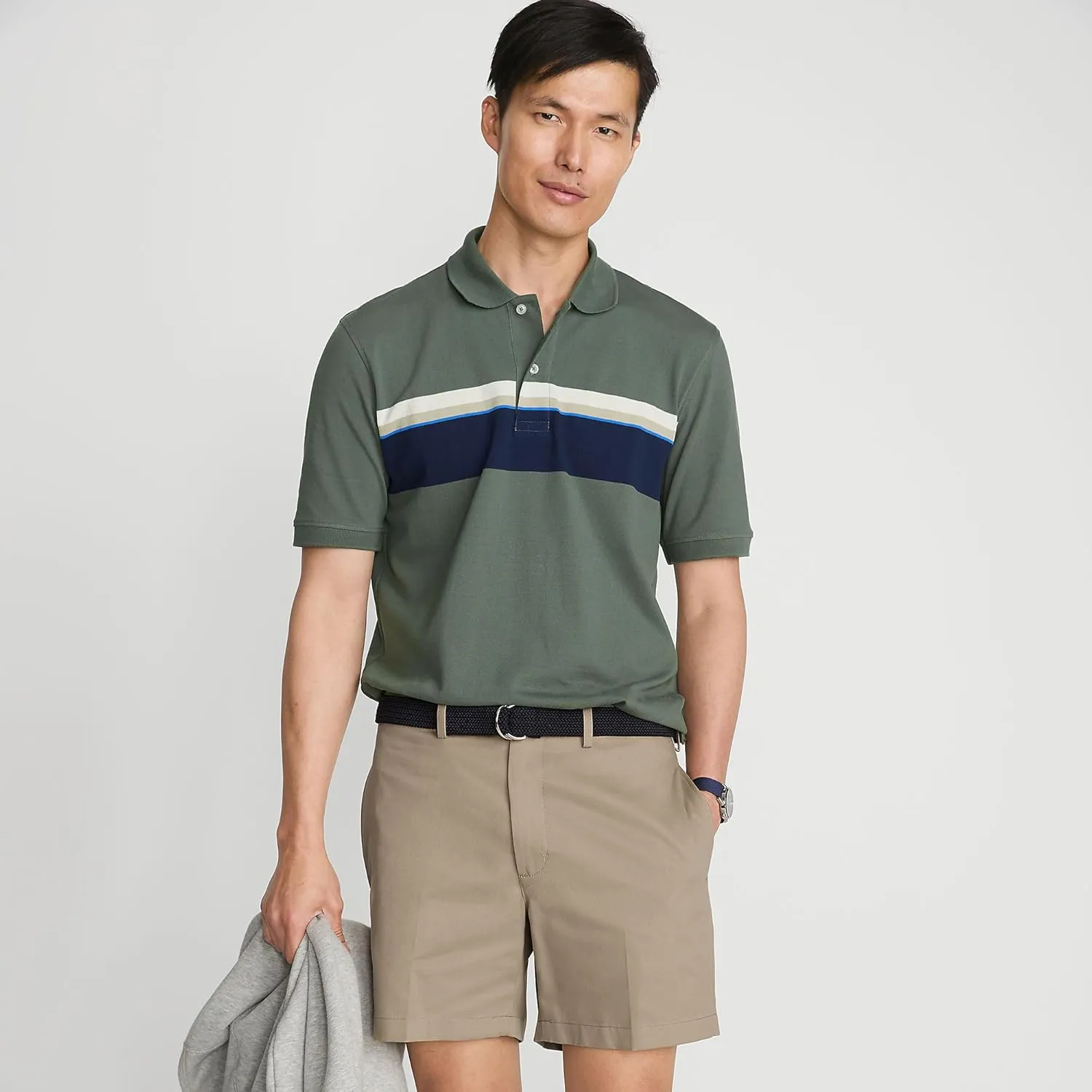 Lands' End Men's Traditional Fit 6" No Iron Chino Shorts