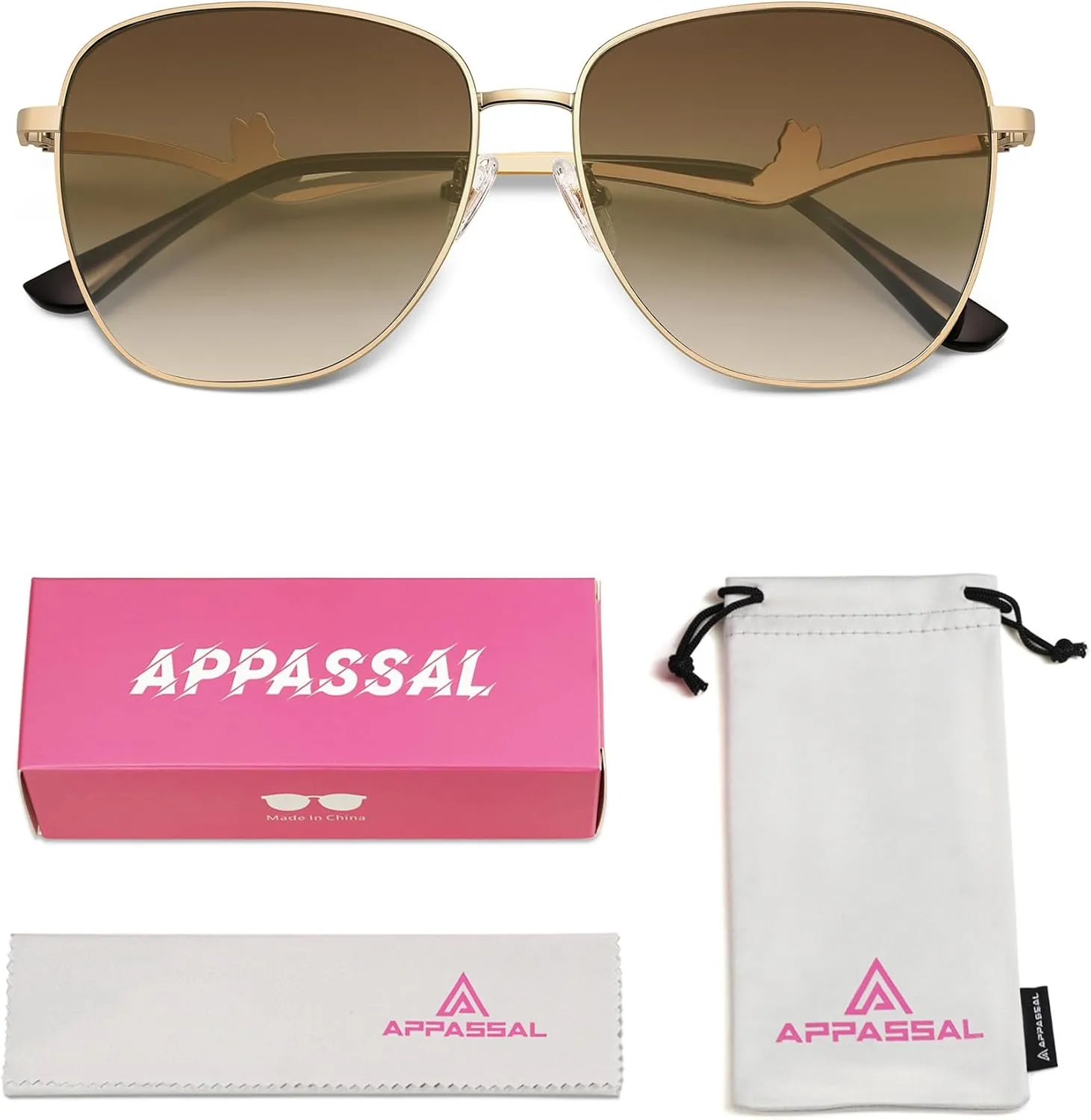 Large Sunglasses for Women Vintage Butterfly Cat Eye Y2k Sunnies AP3692