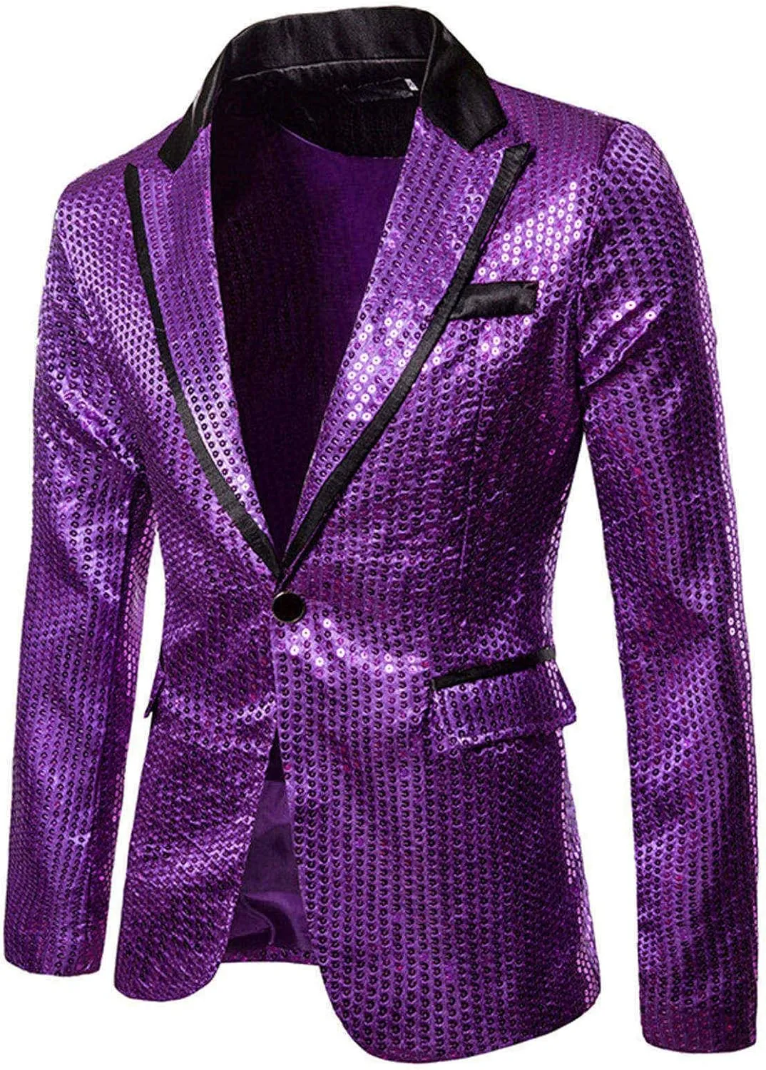 LCMTWX Blazers for Men Men's Fashion Coats Casual Pocket Button Suit Jacket Buckle Loved Printed Track Suit Set for Men