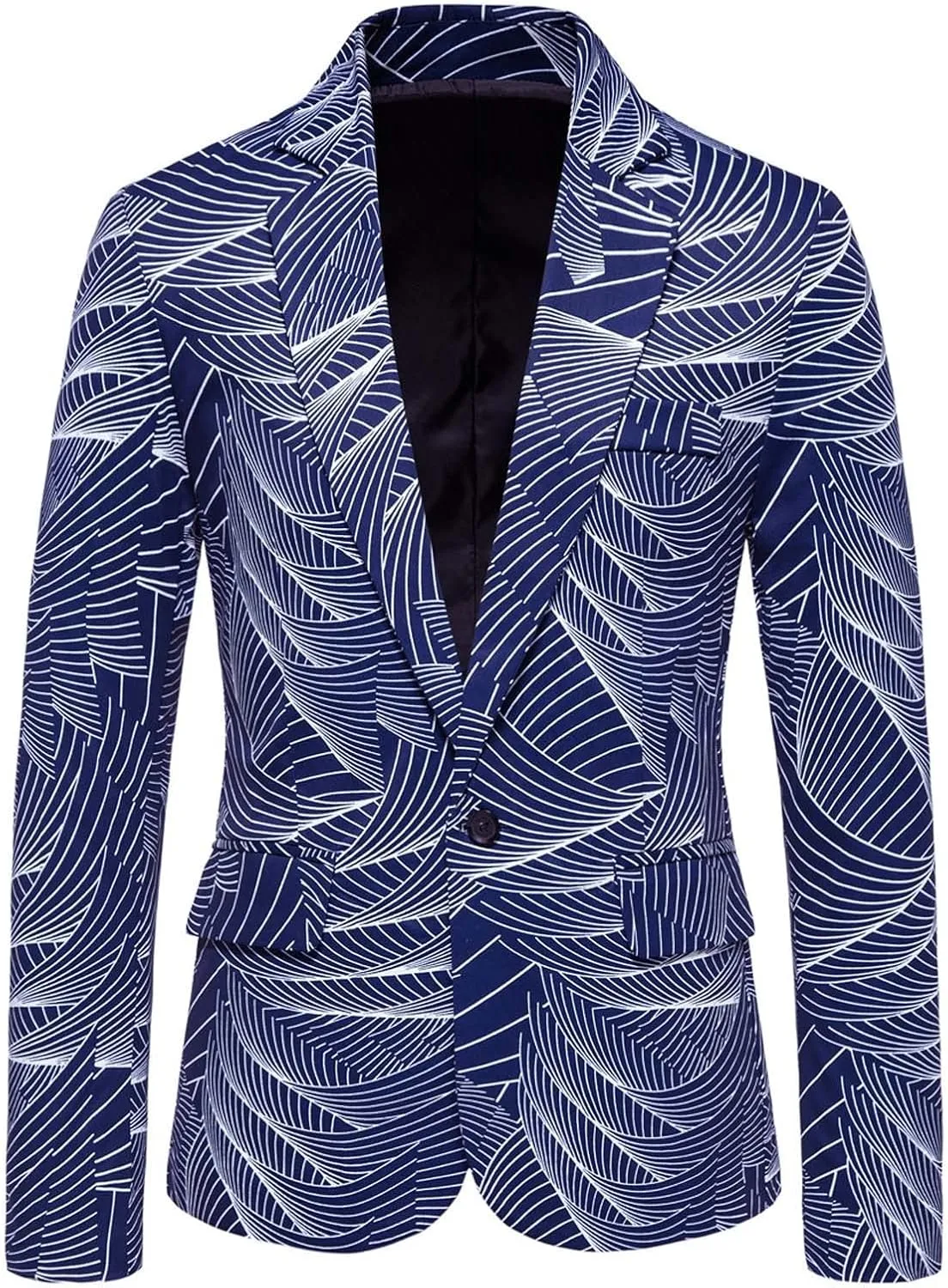 LCMTWX Mens Blazers Men's Fashion Coat Casual Pocket Button Suit Jackets Buckle Loved Printed Men Christmas Suit Jacket
