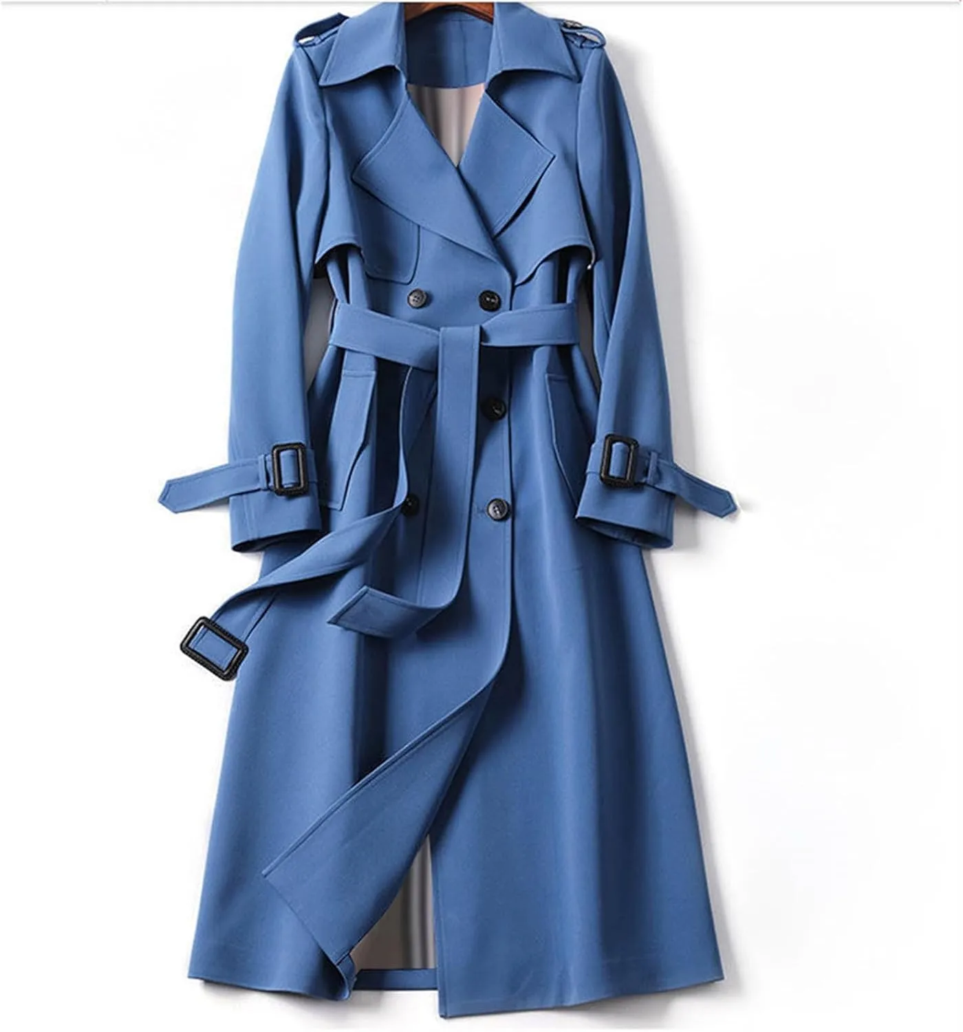 LCMTWX Trench Coat for Women 2023 Office Sleeveless Button Woolen Jacket Coat Trench Coat Women Trench Coats for Women