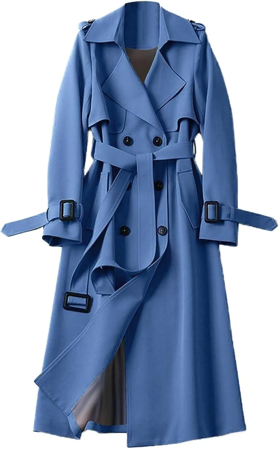 LCMTWX Trench Coat for Women 2023 Office Sleeveless Button Woolen Jacket Coat Trench Coat Women Trench Coats for Women