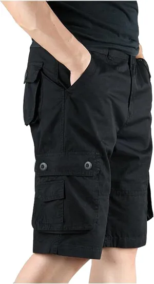 LCMTWX Work Shorts for Men Overalls and Men's Pants Summer Leisure Fashion Men's Pants Hiking Shorts Mens Cargo Shorts 9
