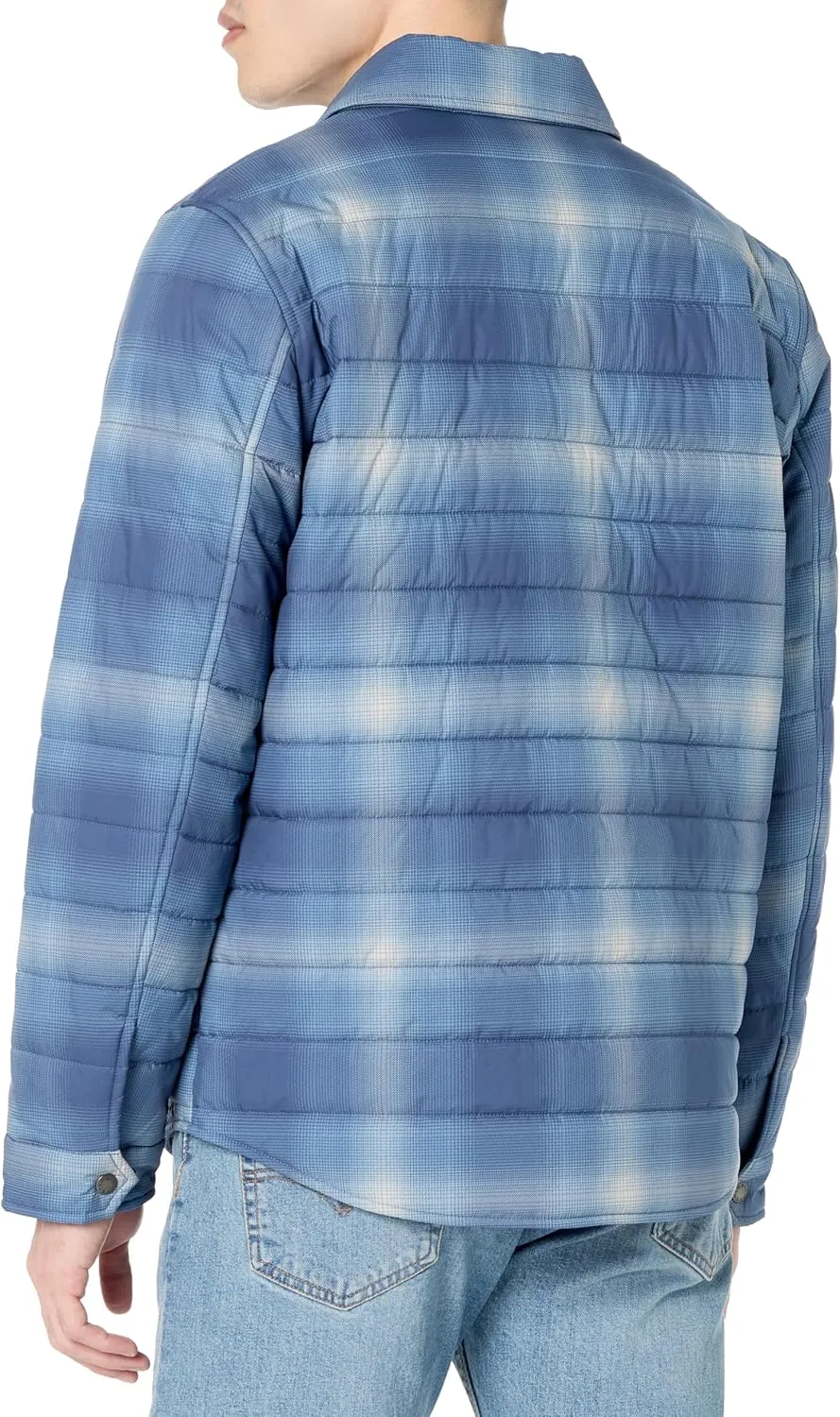 Levi's Men's Quilted Stretch Bomber Shirt Jacket