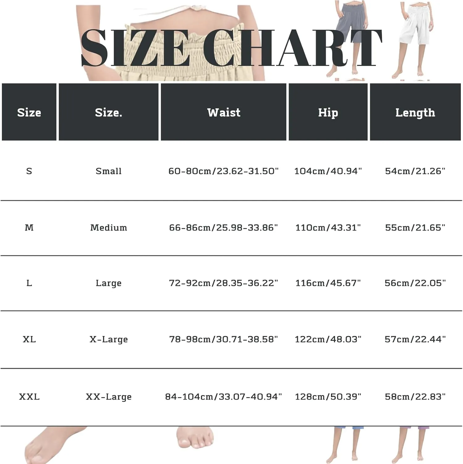Linen Bermuda Shorts for Women Knee Length Casual Beach Summer Shorts with Pockets Summer Capri Pants