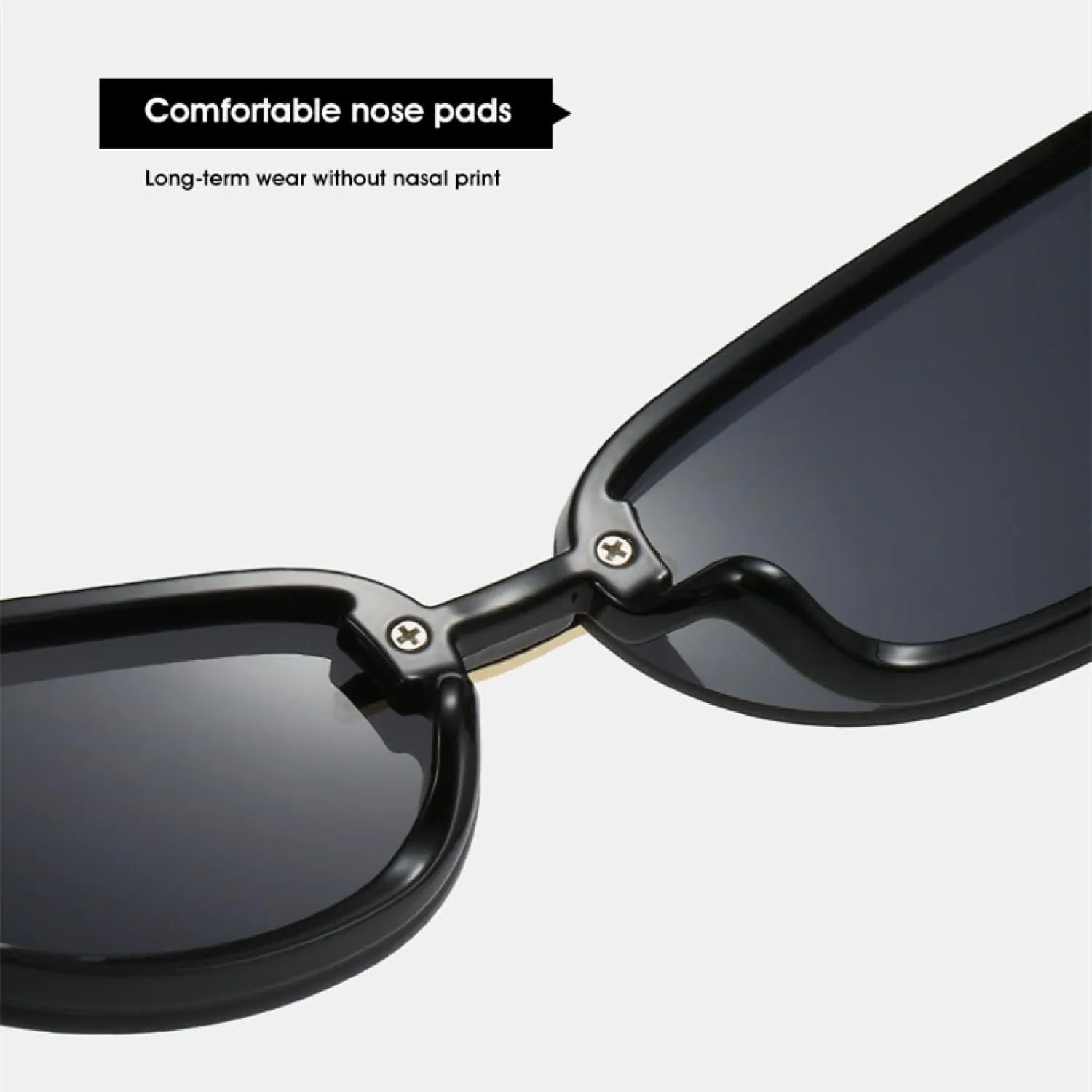 Luxury Oval Sunglasses Women for Men Pink Vintage Fashion Cutting Lens Punk