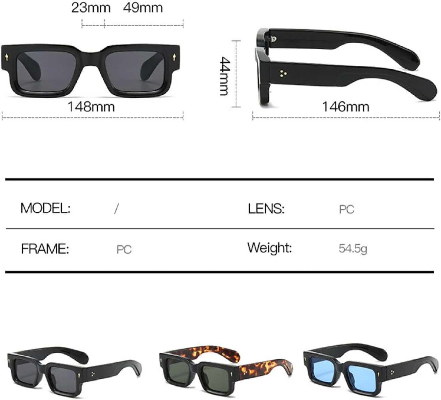 Luxury Sunglasses for Women Vintage Rivet Men Fashion Outdoors Casual
