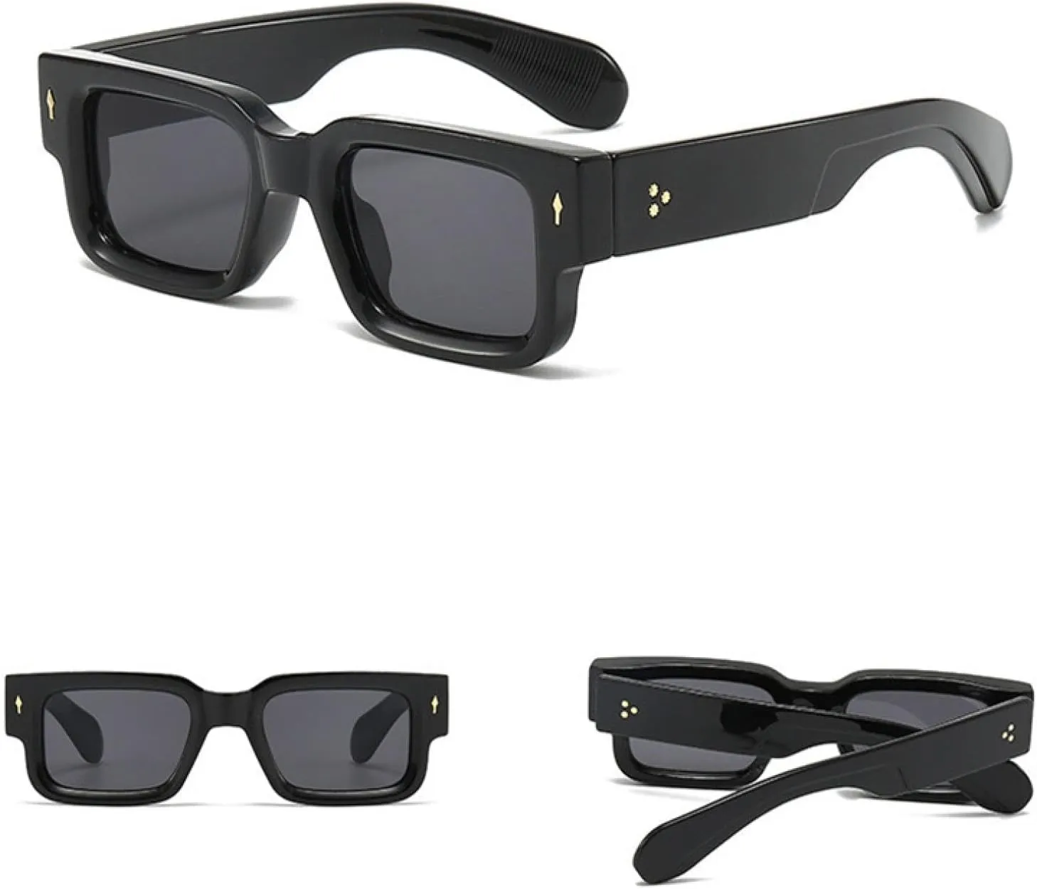 Luxury Sunglasses for Women Vintage Rivet Men Fashion Outdoors Casual