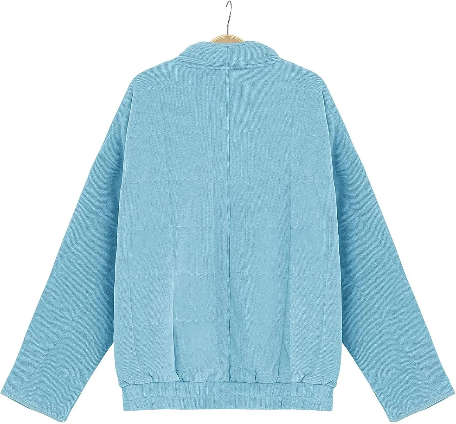 Maxi Down Parka Puffer Coat Long Sleeve Button Up Fuzzy Lined Outerwear Fall Casual Winter Womens Puffer Coat with