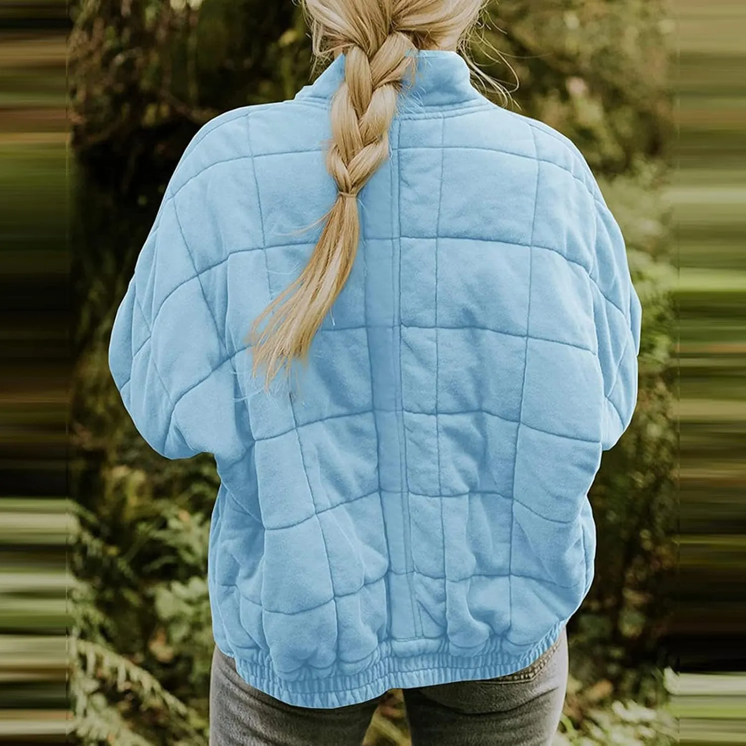 Maxi Down Parka Puffer Coat Long Sleeve Button Up Fuzzy Lined Outerwear Fall Casual Winter Womens Puffer Coat with