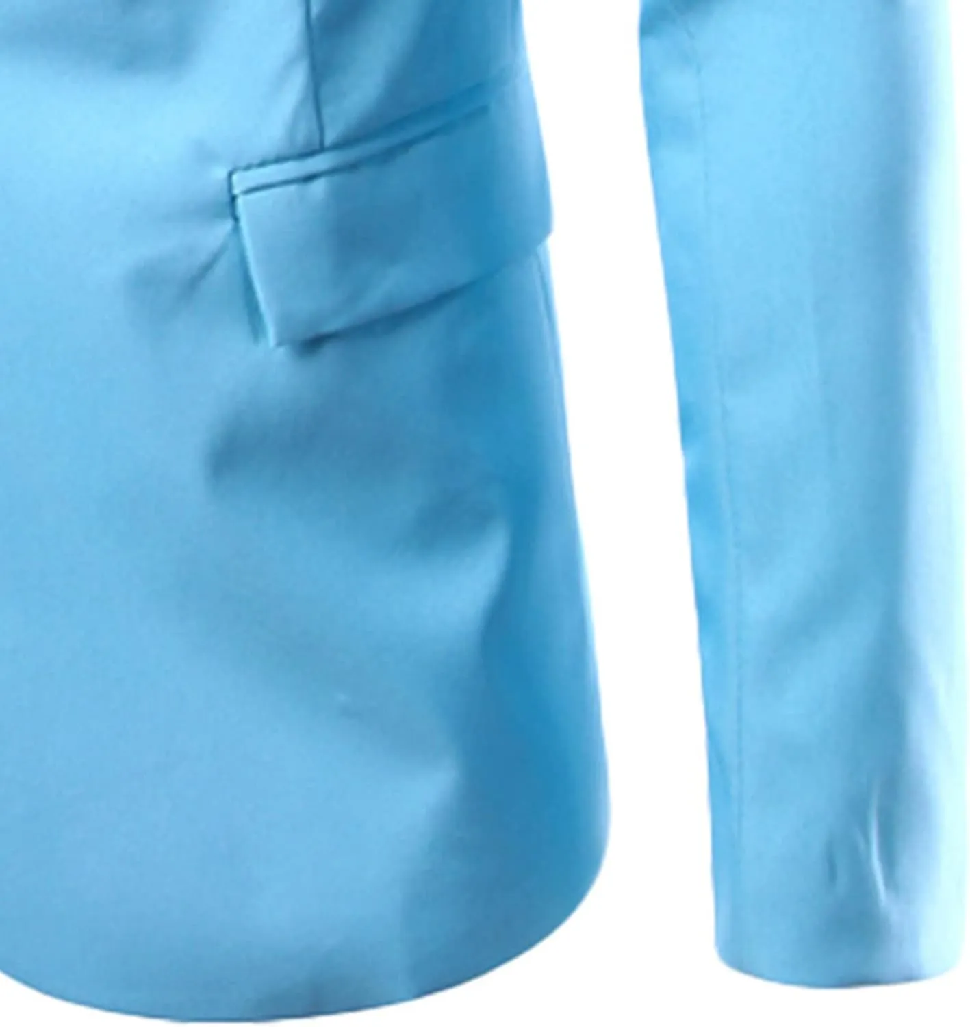 Men Casual Slim Fit Suit Blazer One Button Lightweight Sports Coat Solid Notched Lapel Daily Business Suit Jacket
