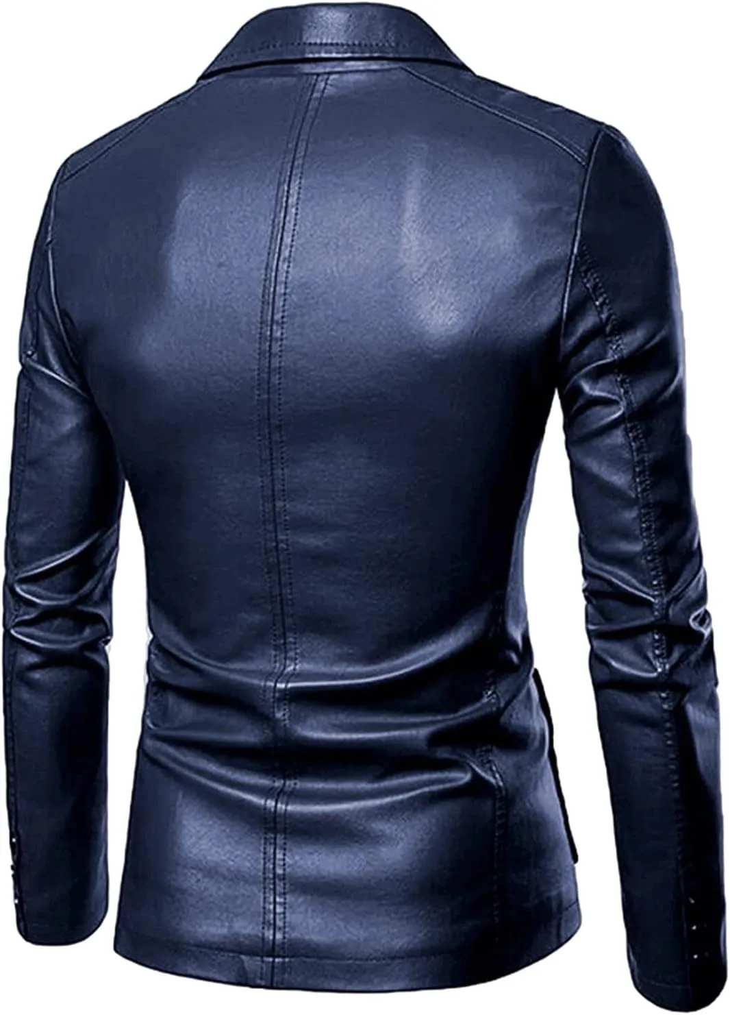 Mens Blazers Men's Coat Jacket Casual Buckle Lapels Printed Single-breasted Suit Long Mens Morph Suit without Head