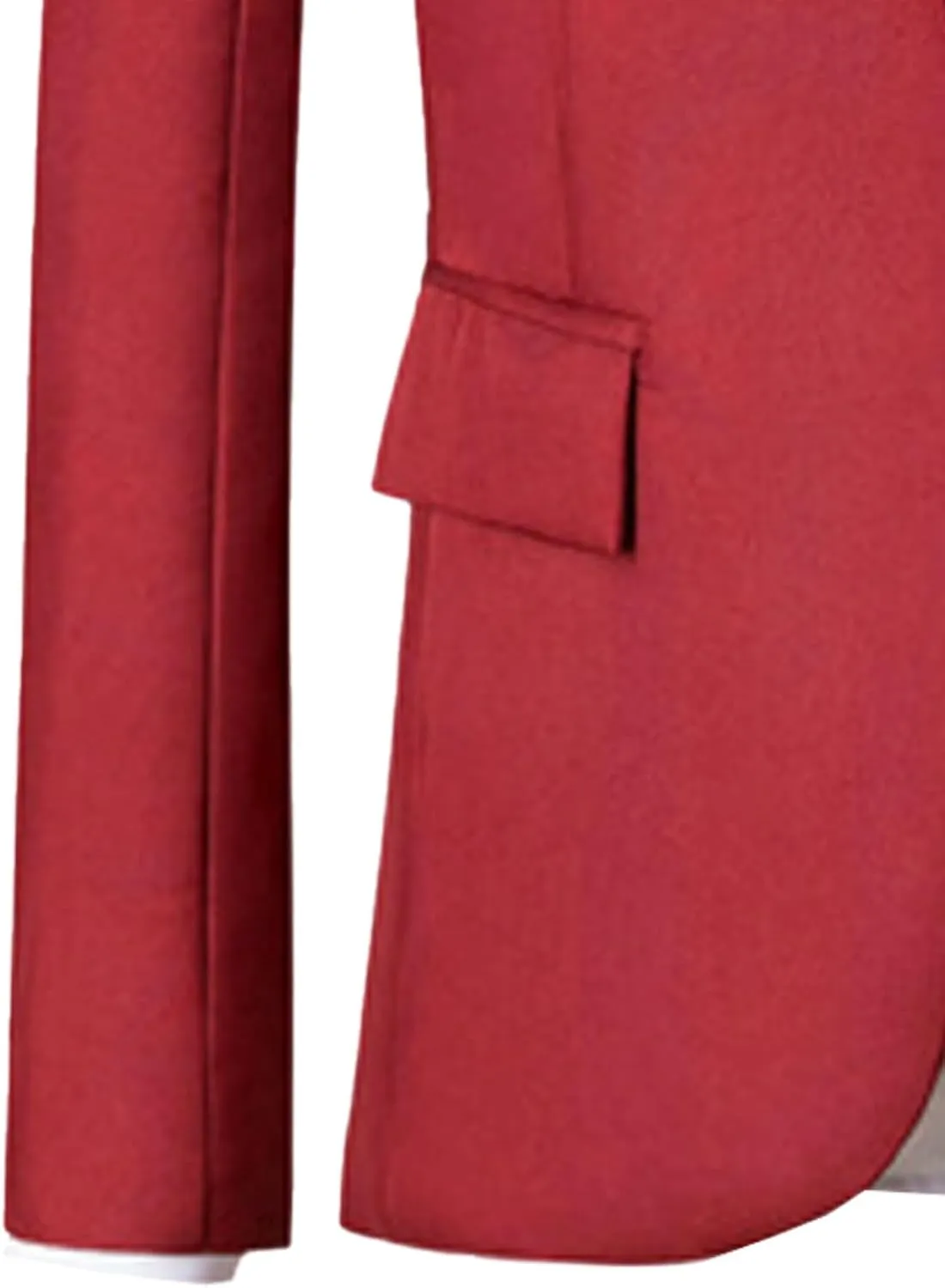 Mens Casual 2 Piece Suits Slim Fit 1 Button Blazer Jacket and Pants Set Notch Lapel Solid Business Jackets Suit