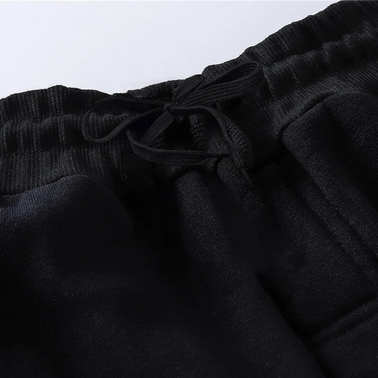 Men's Cotton Yoga Sweatpants Exercise Pants Open Bottom Athletic Lounge Pants Loose Male Sweat Pants with Pockets