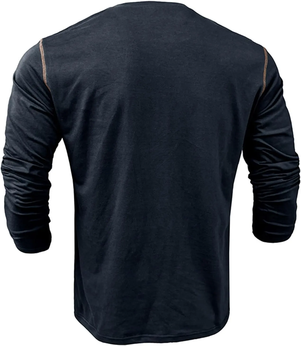 Mens Henley Shirts Long Sleeve Tactical Fleece Sweatshirt Button Pullover Sweater Casual Sweater Lightweight Pullover