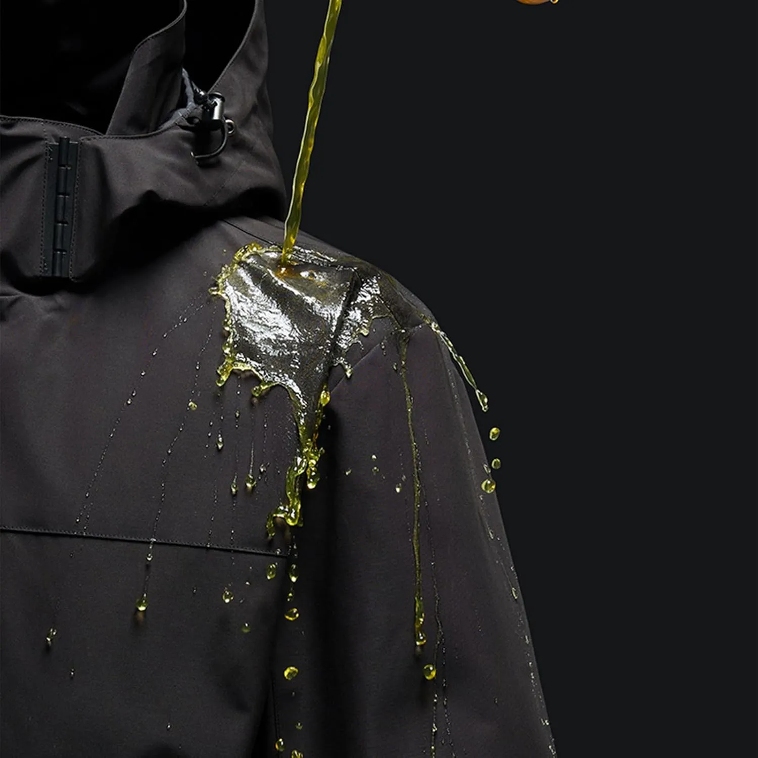 Men's Hooded Softshell Rain Jackets Lightweight Waterproof Windbreaker Zip Up Pockets Raincoats For Outdoor Hiking