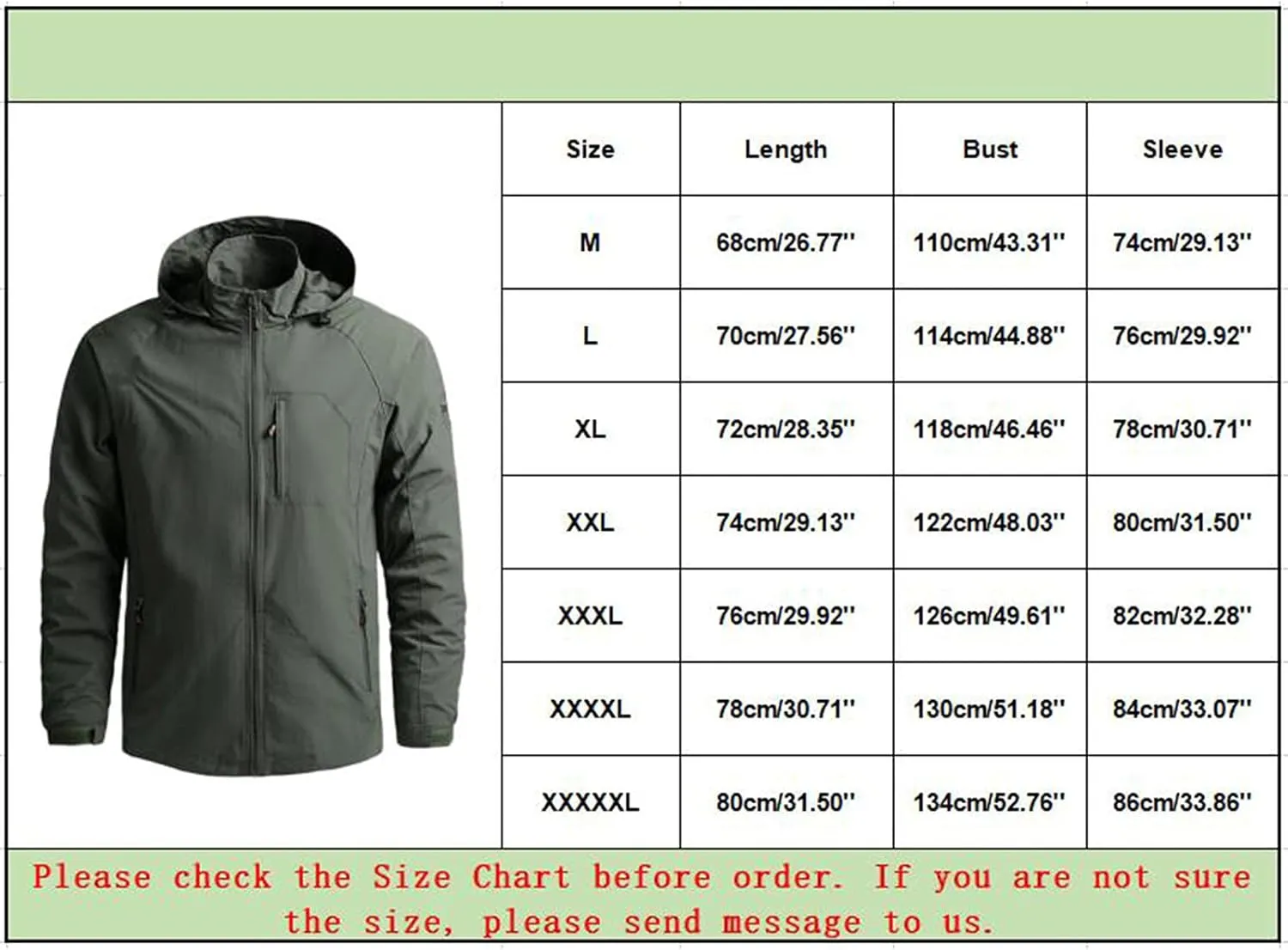 Mens Lightweight Waterproof Hooded Rain Jacket Outdoor Raincoat Shell Jacket Hiking Travel Mountain Sport Jacket Raincoat