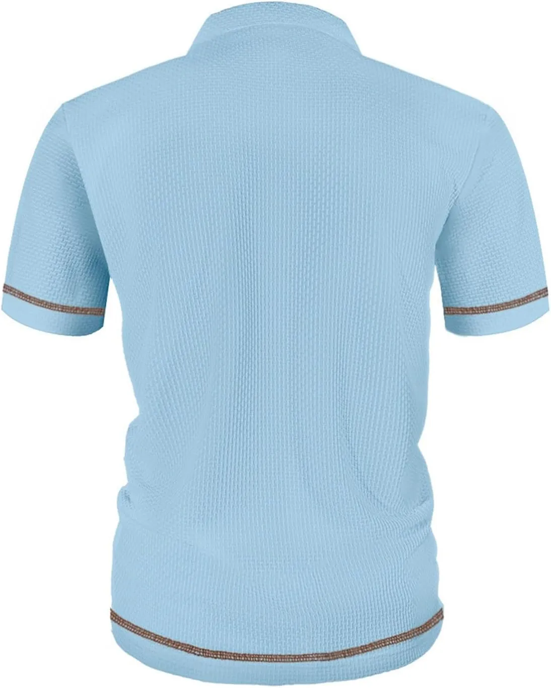 Men's Mesh Ice Silk Polo Shirt Slim Fit Collared Short Sleeve Cool Skin-Friendly Quick-Drying Stretch Tshirts