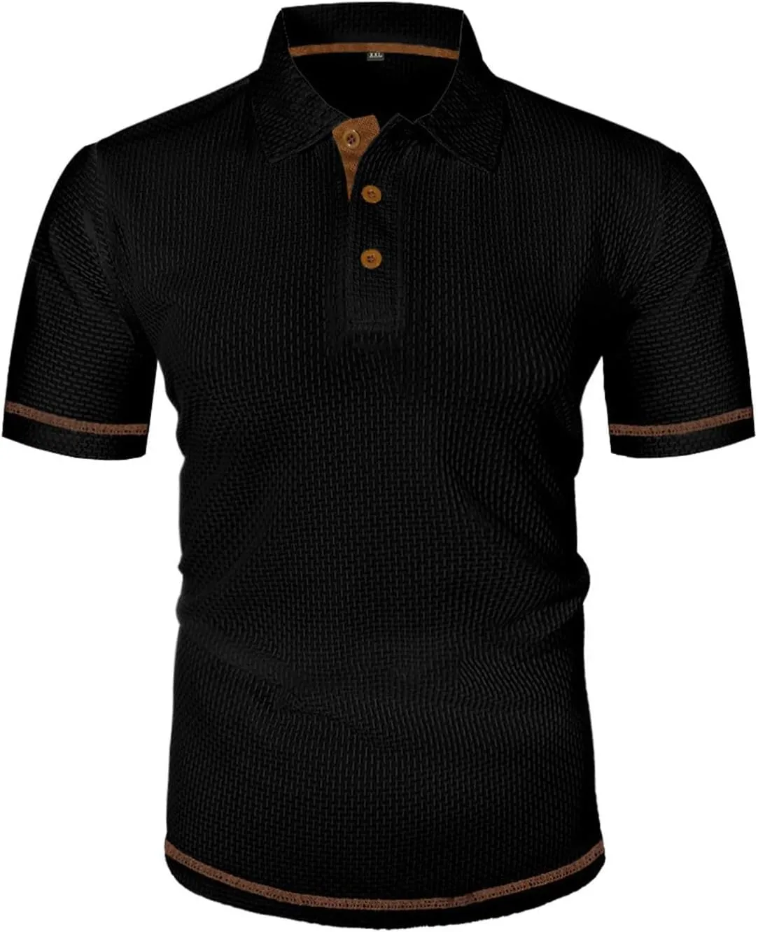 Men's Mesh Ice Silk Polo Shirt Slim Fit Collared Short Sleeve Cool Skin-Friendly Quick-Drying Stretch Tshirts