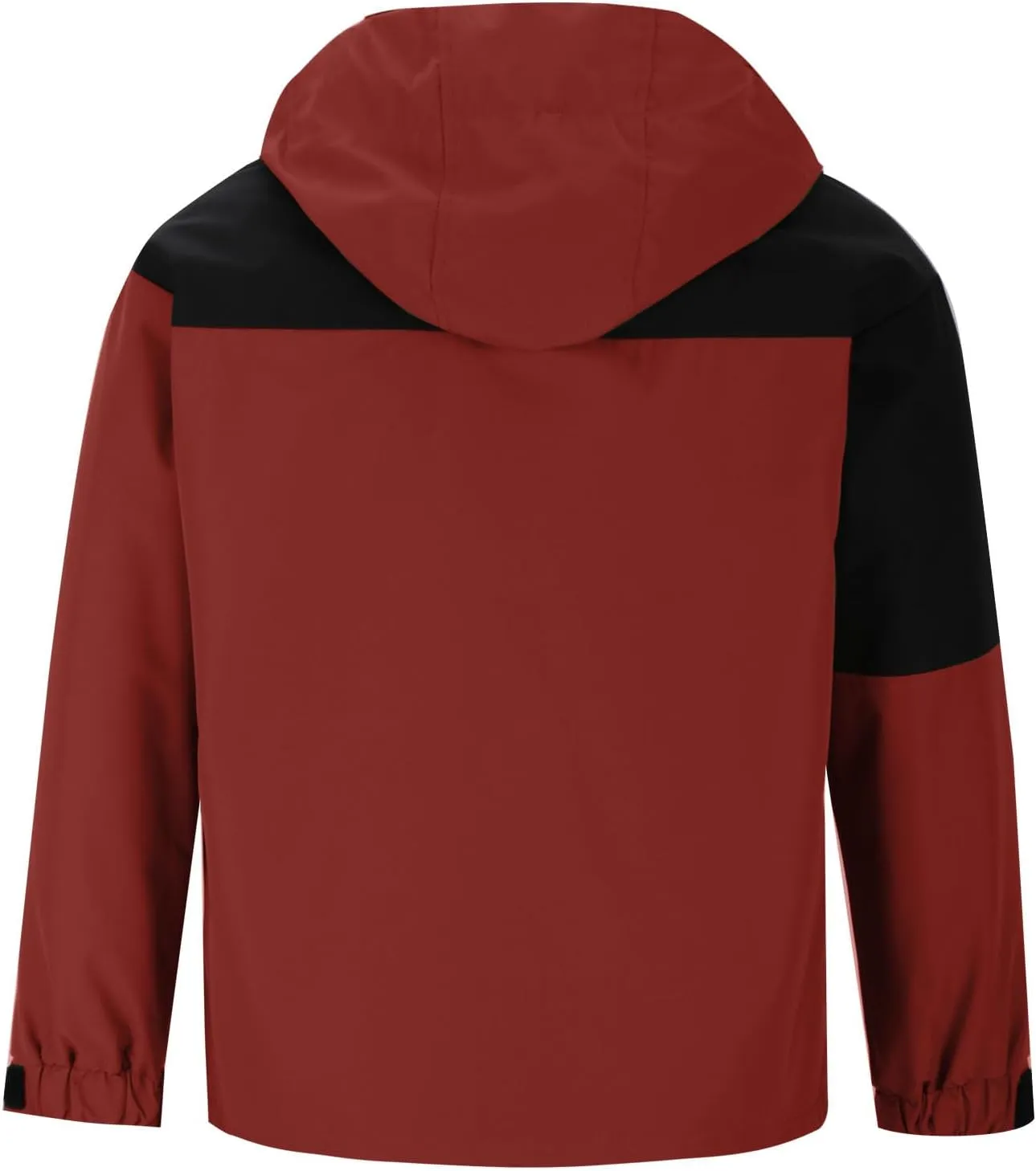 Men's Outdoor Hiking Rain Jacket Hooded Windbreaker Lightweight Softshell Jackets Waterproof Rain Coats with Pockets