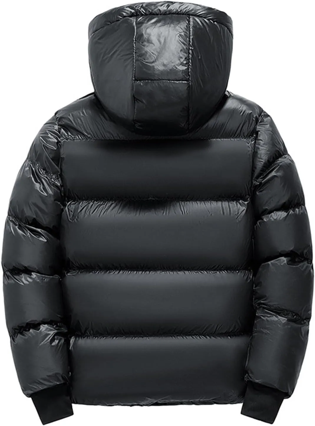 Men's Puffer Jacket Waterproof Casual Solid Color Padded Warm Cotton Coat Cotton Padded Jacket Coat Jackets with