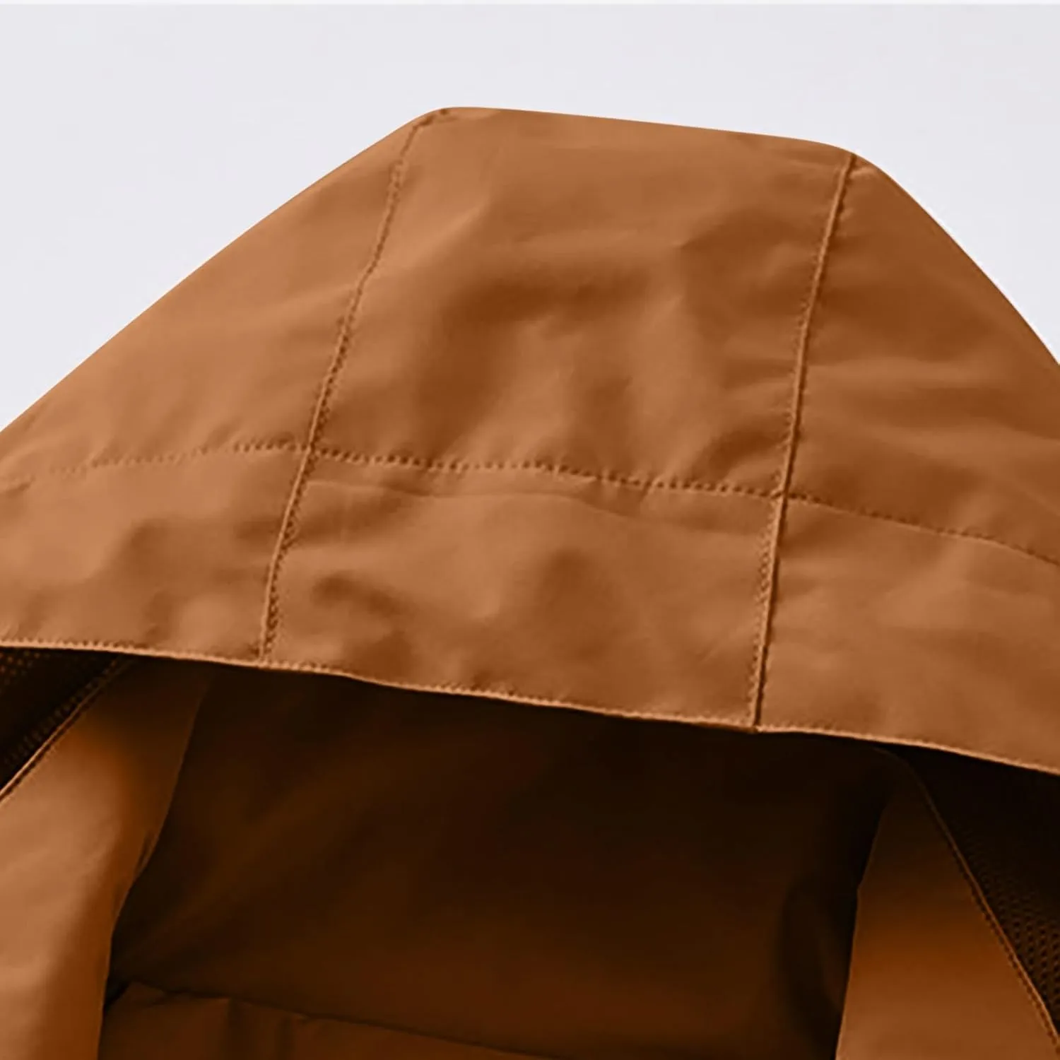 Mens Rain Jacket Lightweight Packable Hooded Rain Coats Waterproof Windbreaker Hiking Travel Outerwear With Pockets