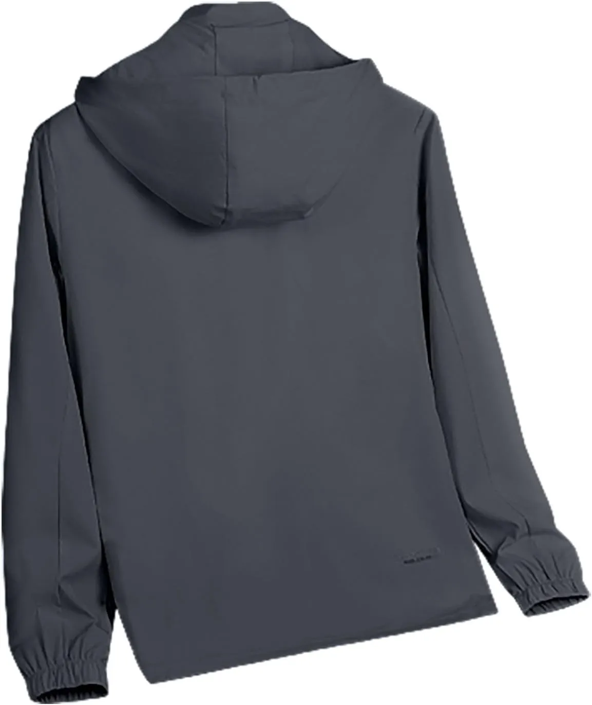 Mens Rain Jacket with Hood Waterproof Lightweight Active Long Raincoats Outdoor Sports Hooded Windproof Jacket