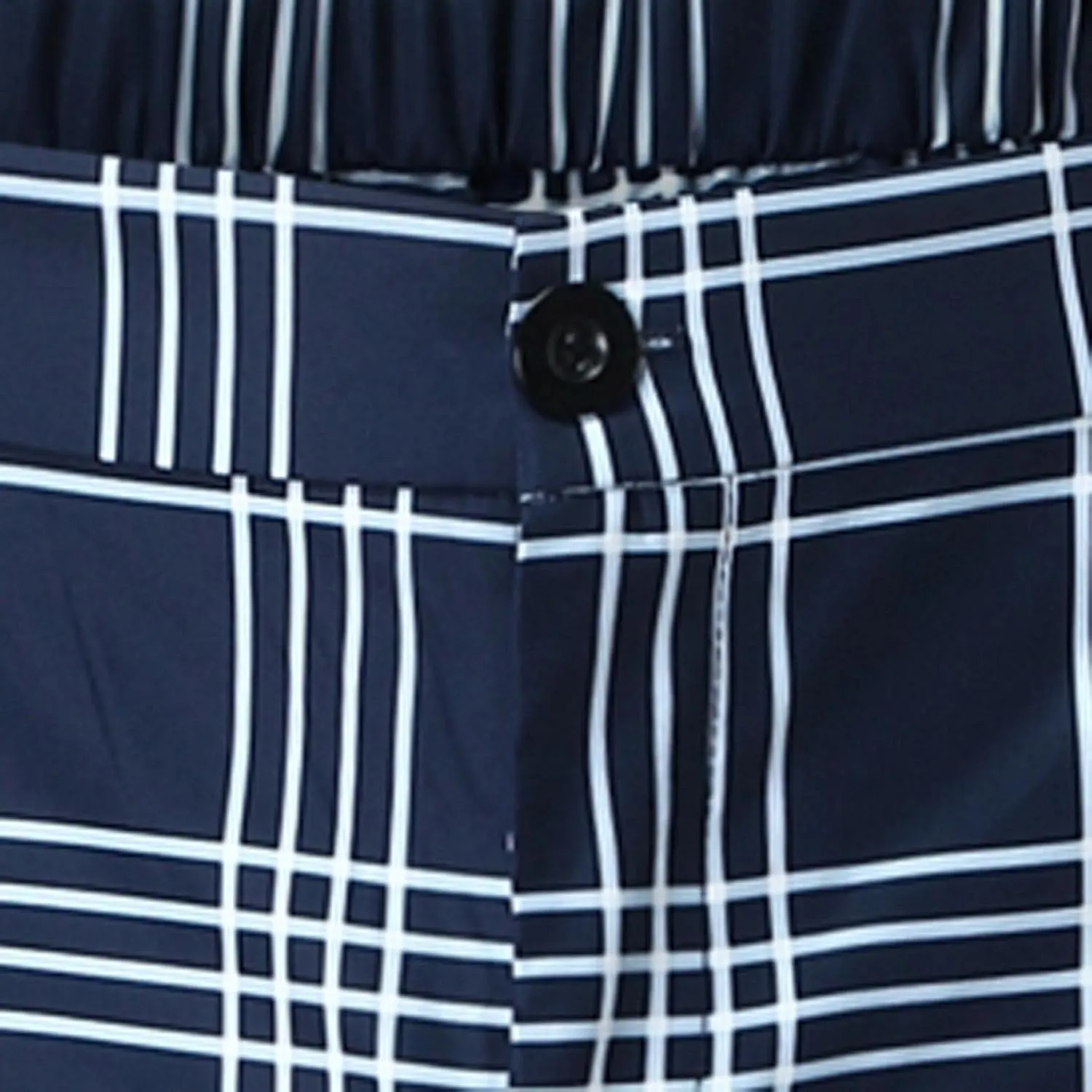Men's Slim Fit Dress Pants Chinos Stretch Flat-Front Dress Pants Plaid Skinny Business Trousers Pencil Pants