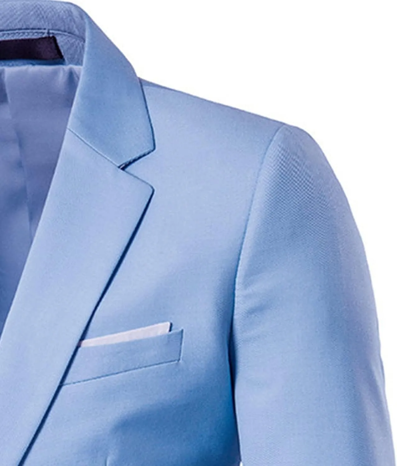 Men's Slim Fit Suit Jacket Business Casual Blazer Jackets Lightweight Sport Coats for Wedding Prom Party