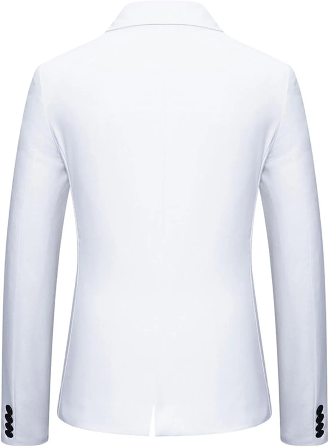 Mens Solid Blazers Stand Collar Buttons Long Sleeves Suits Coats Elegant Luxurious Dinner Wedding Party Suit Jackets