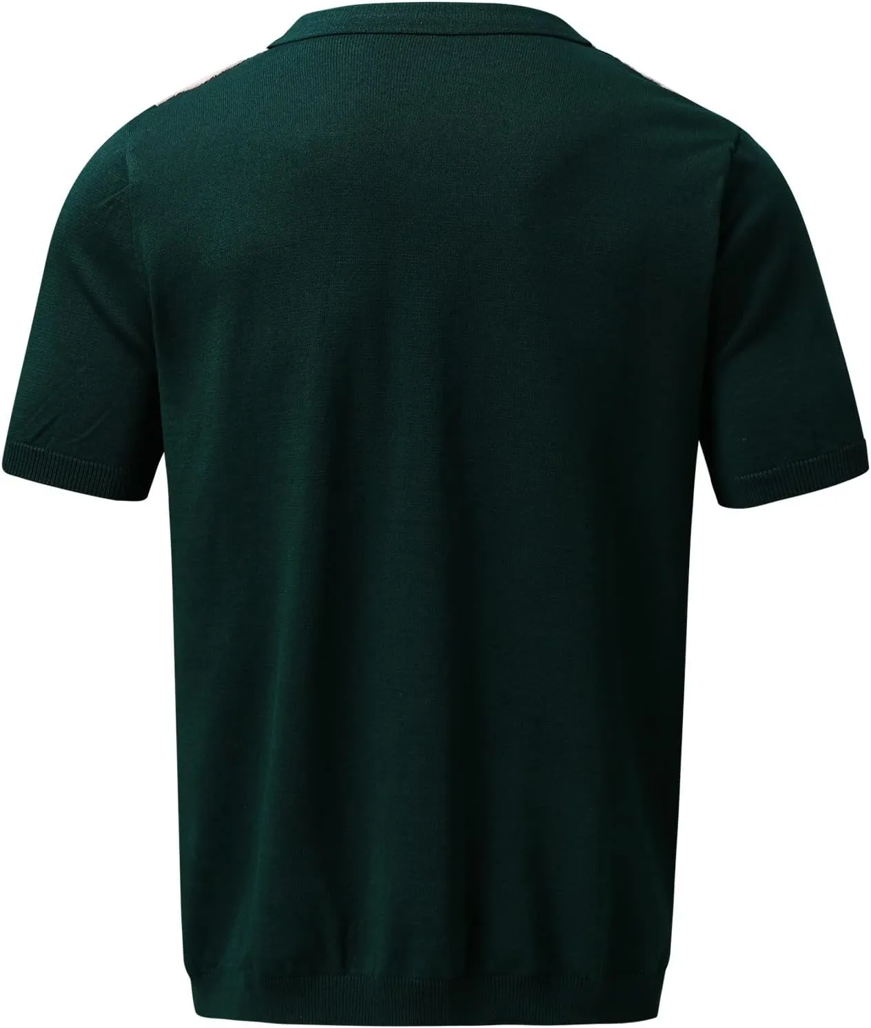 Mens Summer Striped Polos Golf Shirts Designer Pullover Modern Knit Shirts Slim Fit Short Sleeve Vintage Cardigans