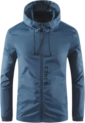 Mens Sun Protection Jacket Ultra-Light Thin Breathable Full Zip Hoodie Hiking Fishing Outdoor Quick Dry Shirt