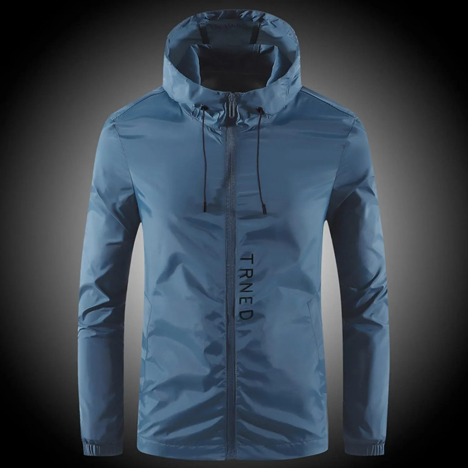 Mens Sun Protection Jacket Ultra-Light Thin Breathable Full Zip Hoodie Hiking Fishing Outdoor Quick Dry Shirt