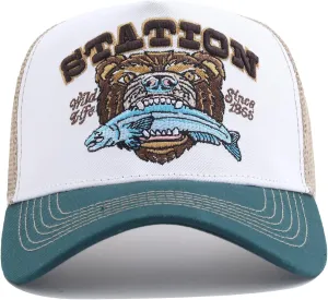 Men's Trucker Hat Mesh Back Hat Structured Baseball Cap Unisex Original Adjustable Snapback Hats