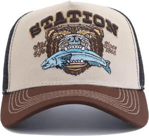 Men's Trucker Hat Mesh Back Hat Structured Baseball Cap Unisex Original Adjustable Snapback Hats
