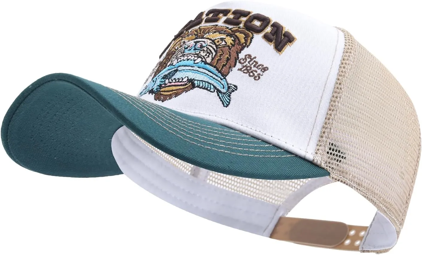 Men's Trucker Hat Mesh Back Hat Structured Baseball Cap Unisex Original Adjustable Snapback Hats