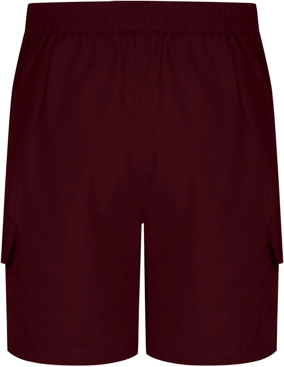 Mens Utility Cargo Shorts Stretch Drawstring Waist Quick Dry Shorts with Dual Flap Pockets and Athletic Fit