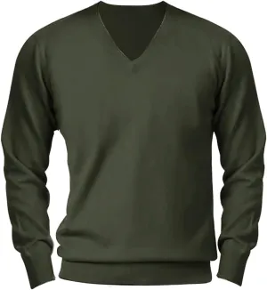 Mens V Neck Pullover Sweaters 2023 Fashion Cassual Sweatshirts Classic Fit Fine Cotton V-Neck Sweaters