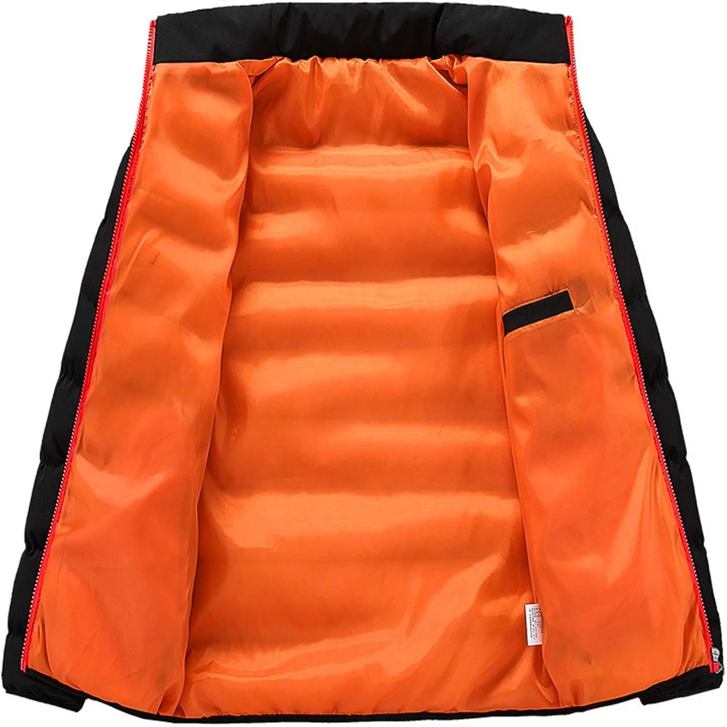 Men's Winter Coat Hooded Warm Quilted Puffer Jacket Water-resistant Cold Weather Ski Parka Jackets Full Zip Down Jacket