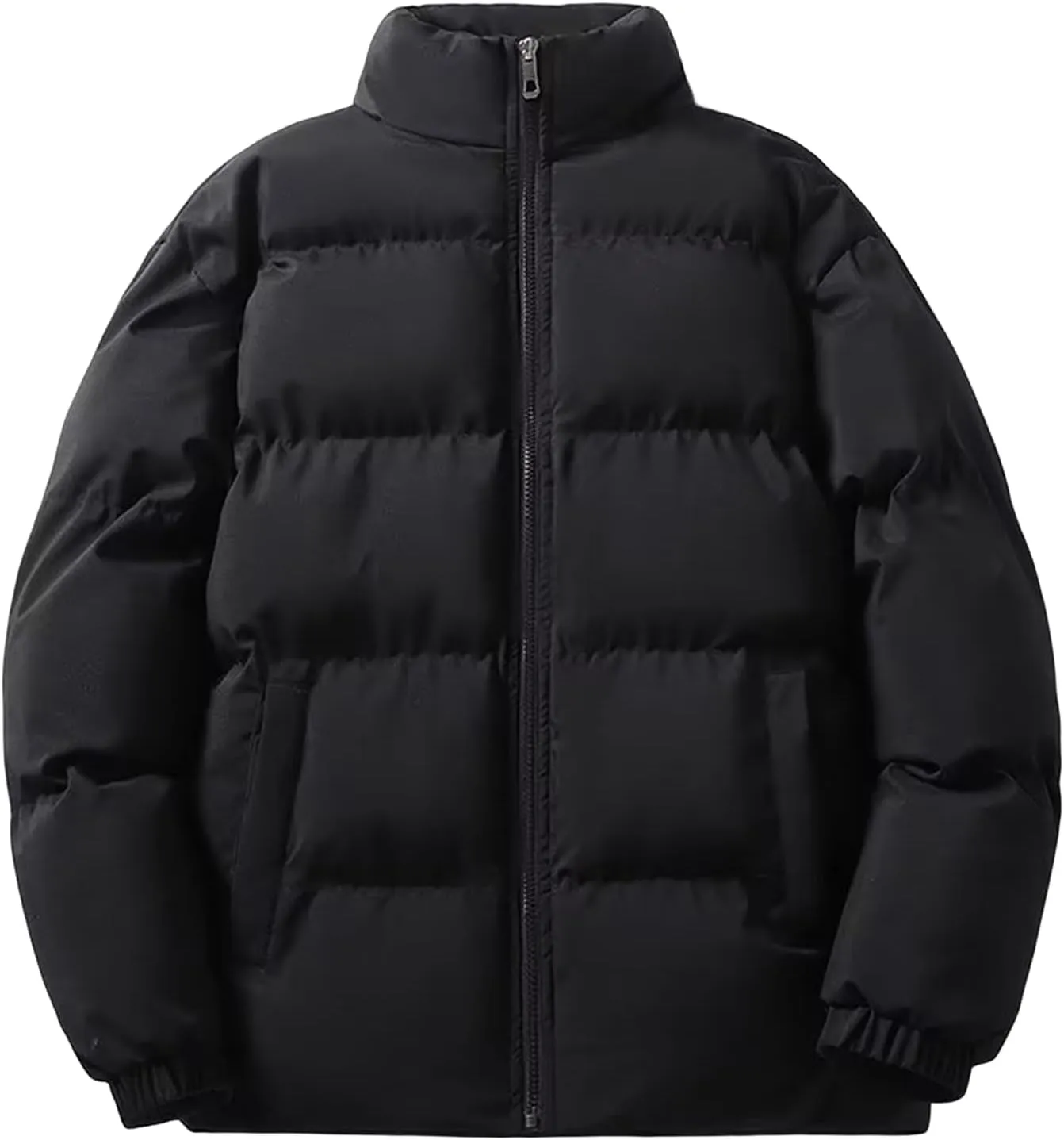 Men's Winter Lightweight Puffer Jacket Warm Down Coat Windproof Water-Resistant Puffer Jacket Hiking Puffer Jacket