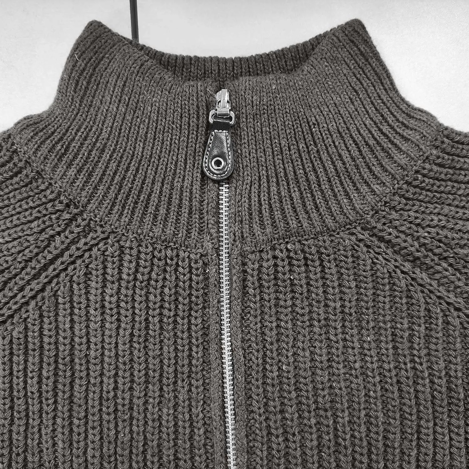 Mens Winter Warm Cardigan Sweater Long Sleeve Shawl Collar Solid Color Casual Stylish Button Down Shacket Waterproof